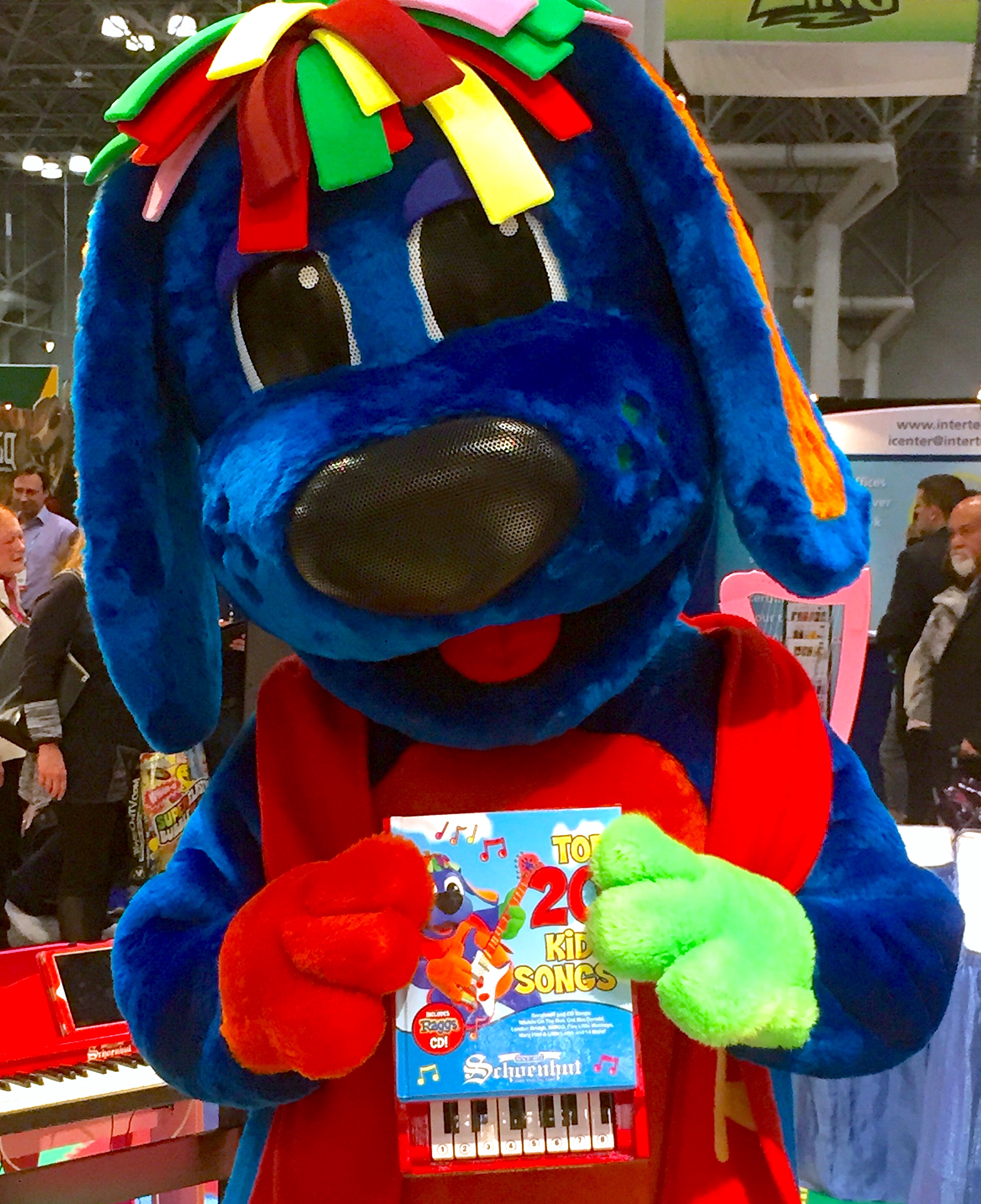 "Raggs" Greets Fans at Toy Fair 2015 Blue Socks Media and "Raggs"