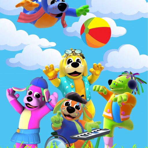 Raggs Hops on Playkids App Train
